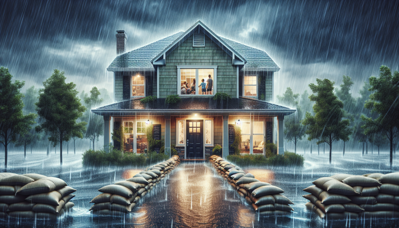 Home During Heavy Rain