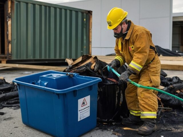 Fire Damage: How to Safely Dispose of Burnt Items